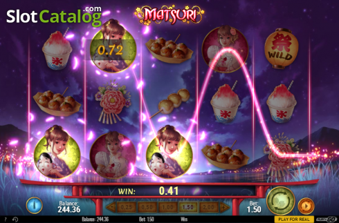 Скрин7. Matsuri (Play'n Go) слот