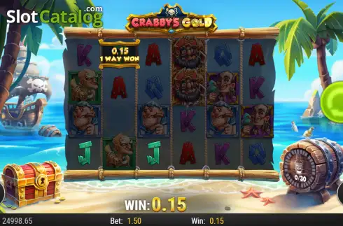 Скрин3. Crabby's Gold слот