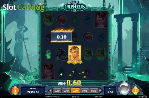 Скрин3. Rise of Orpheus слот