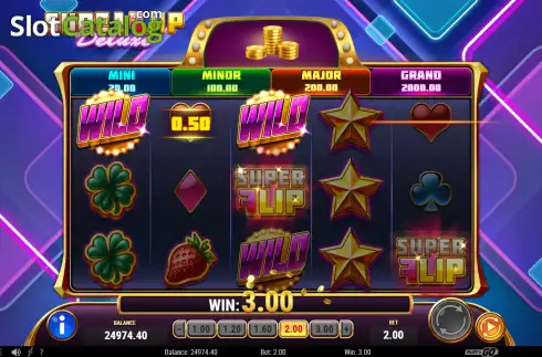 Скрин3. Super Flip Deluxe слот