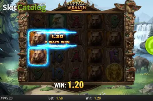Скрин3. Buffalo of Wealth слот