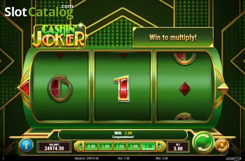 Скрин3. Cashin’ Joker слот