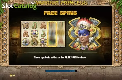 Скрин2. Aztec Warrior Princess слот