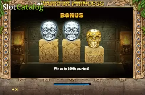 Скрин3. Aztec Warrior Princess слот