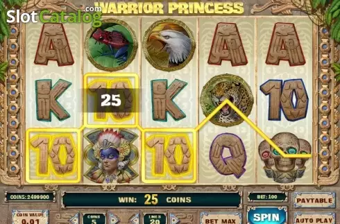 Скрин5. Aztec Warrior Princess слот
