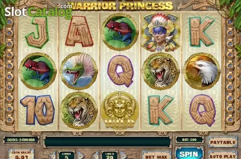 Скрин6. Aztec Warrior Princess слот