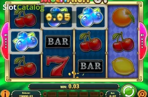 Скрин5. MultiFruit 81 слот