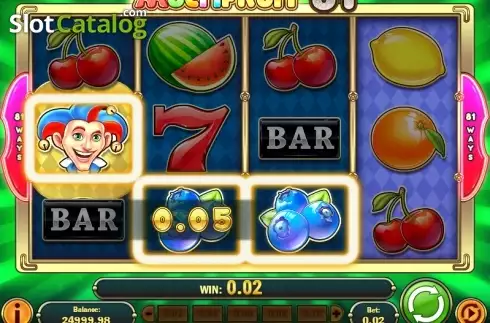 Скрин6. MultiFruit 81 слот
