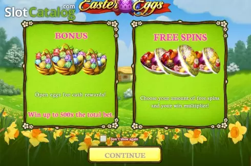 Скрин2. Easter Eggs слот