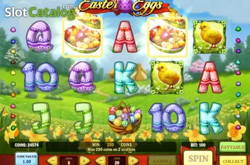 Скрин4. Easter Eggs слот