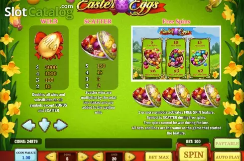 Скрин5. Easter Eggs слот
