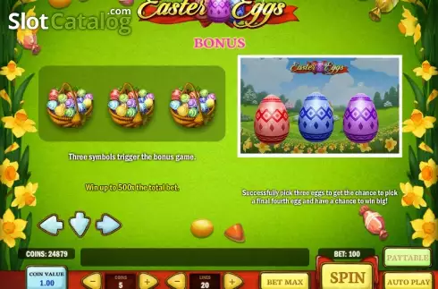 Скрин6. Easter Eggs слот