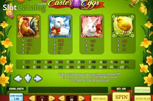 Скрин7. Easter Eggs слот