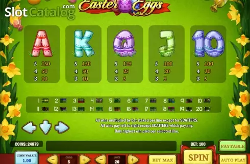 Скрин8. Easter Eggs слот