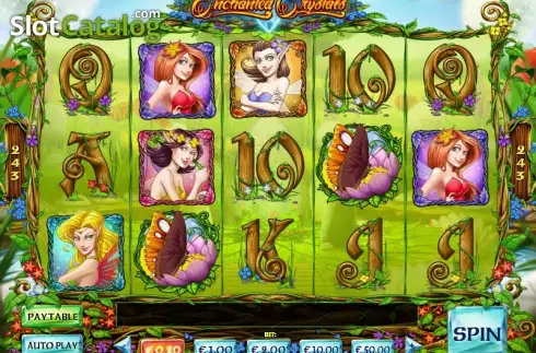 Скрин3. Enchanted Crystals (Play'n Go) слот