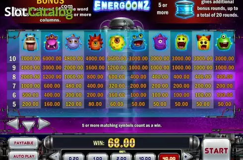 Скрин6. Energoonz слот