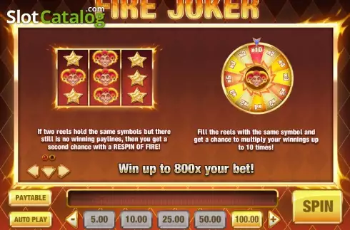 Скрин6. Fire Joker слот