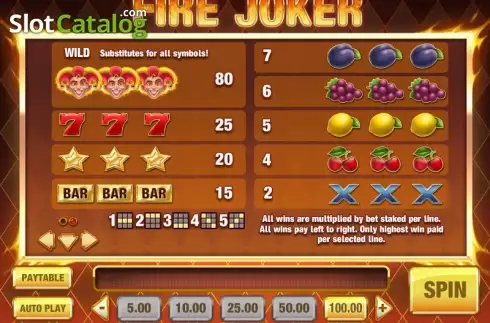 Скрин7. Fire Joker слот