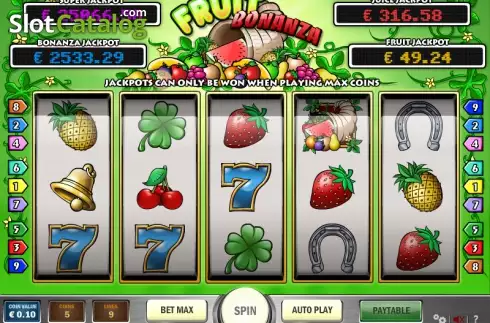 Скрин2. Fruit Bonanza слот