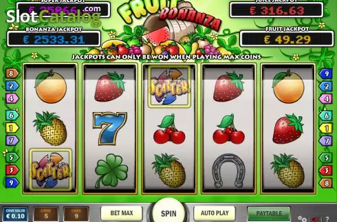 Скрин3. Fruit Bonanza слот