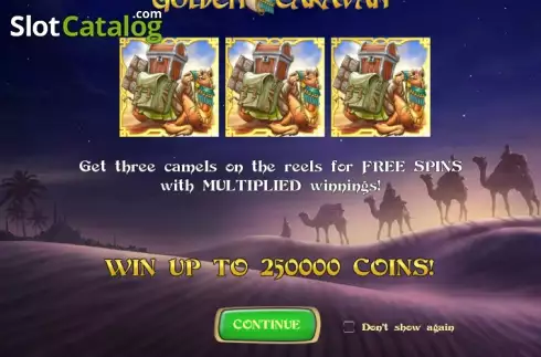 Скрин2. Golden Caravan слот