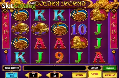 Скрин3. Golden Legend (Play'n Go) слот
