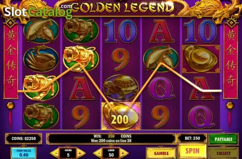 Скрин4. Golden Legend (Play'n Go) слот