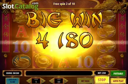 Скрин6. Golden Legend (Play'n Go) слот