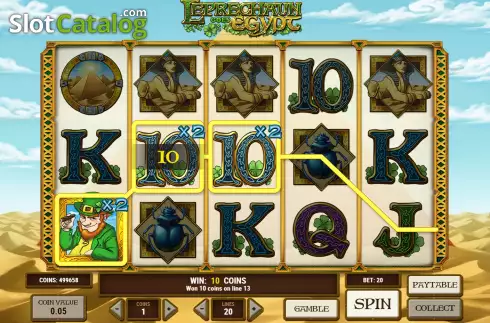 Скрин4. Leprechaun Goes Egypt слот