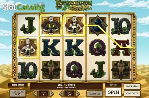 Скрин6. Leprechaun Goes Egypt слот