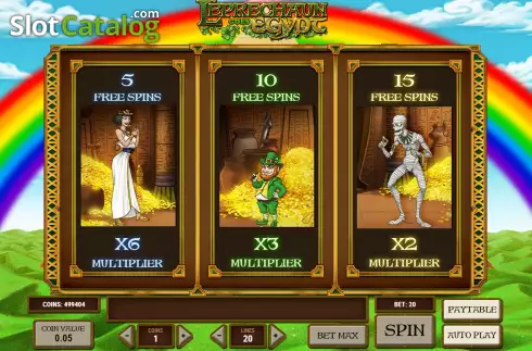 Скрин7. Leprechaun Goes Egypt слот