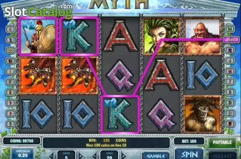 Скрин3. Myth слот
