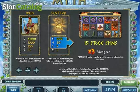 Скрин4. Myth слот