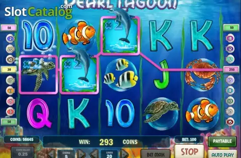 Скрин4. Pearl Lagoon слот