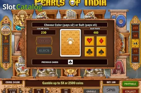 Скрин5. Pearls of India слот