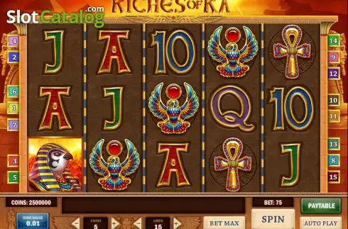 Скрин2. Riches of Ra Slot слот