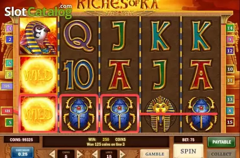Скрин3. Riches of Ra Slot слот