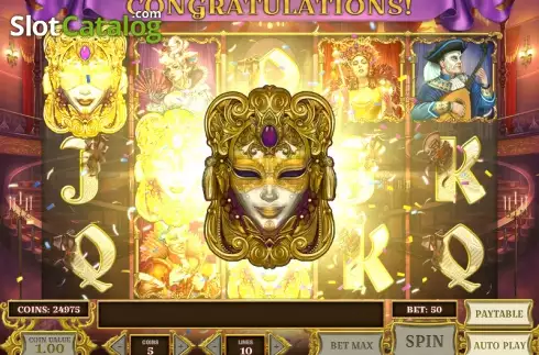 Скрин3. Royal Masquerade (Play'n Go) слот