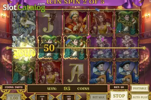 Скрин5. Royal Masquerade (Play'n Go) слот