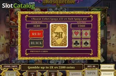 Скрин6. Royal Masquerade (Play'n Go) слот