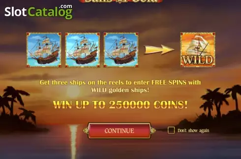 Скрин2. Sails of Gold слот