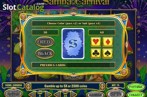 Скрин5. Samba Carnival слот