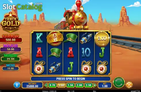 Скрин2. Track n’ Gold слот