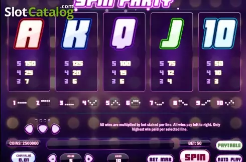 Скрин8. Spin Party слот