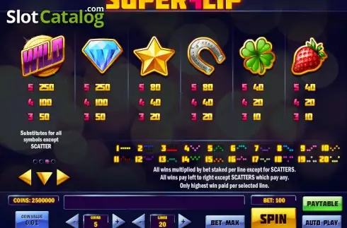 Скрин8. Super Flip слот