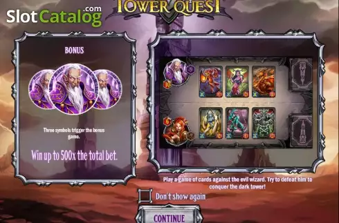 Скрин2. Tower Quest слот