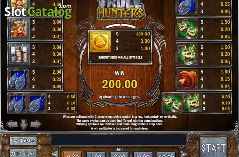 Скрин4. Troll Hunters слот
