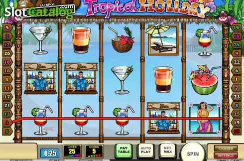 Скрин3. Tropical Holiday слот