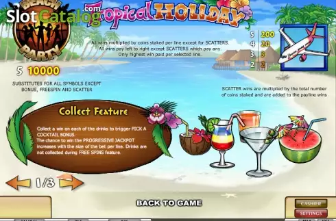 Скрин5. Tropical Holiday слот