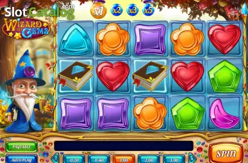 Скрин3. Wizard of Gems слот